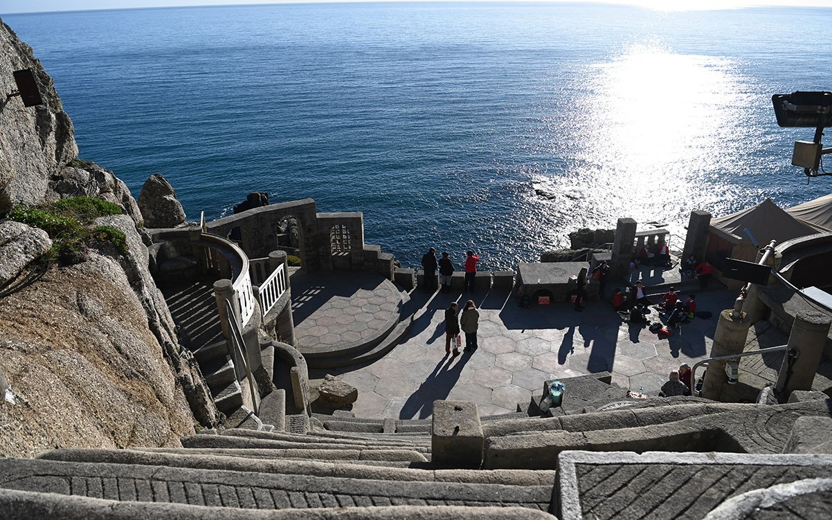 View from seating at the top of the Gully