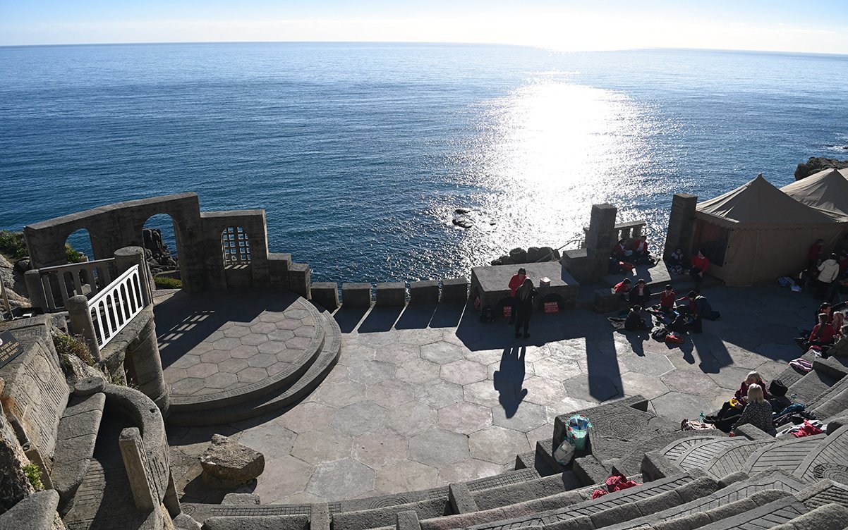 View from seating in the middle of the Gully