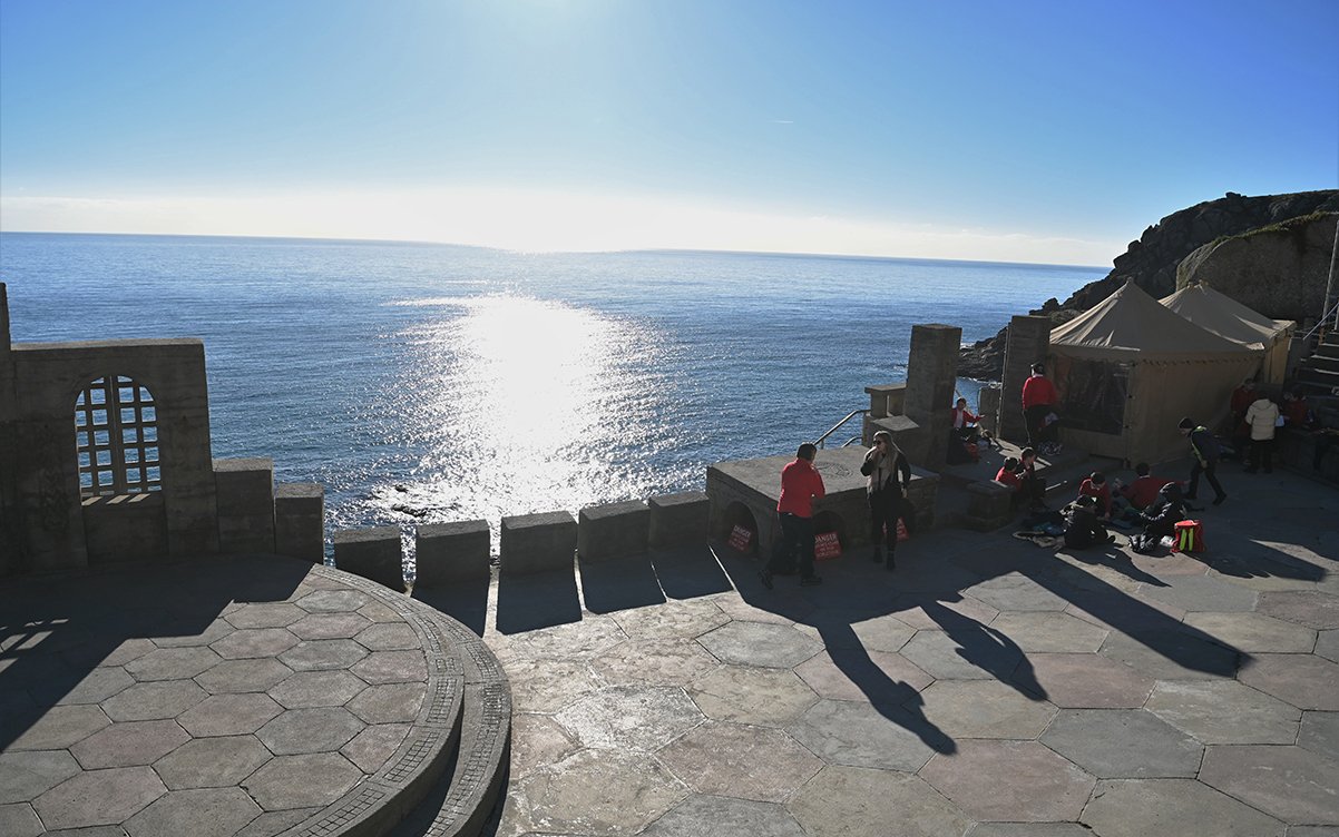 View from the concrete seating in the Gully