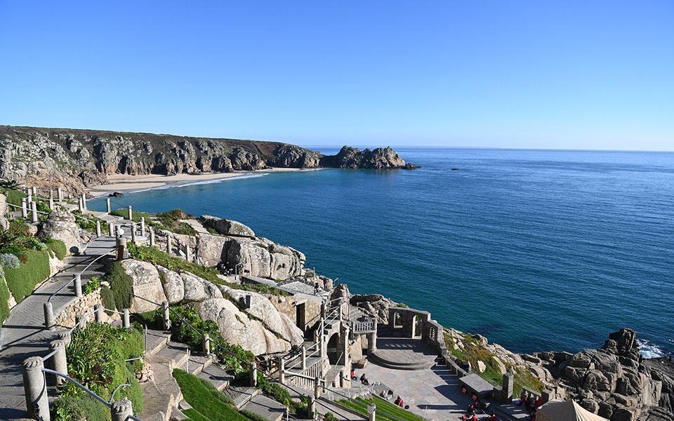 View from Upper Terraces below balcony