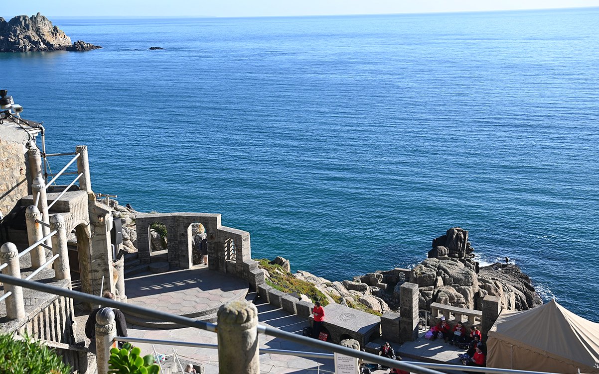 View from restricted view seating