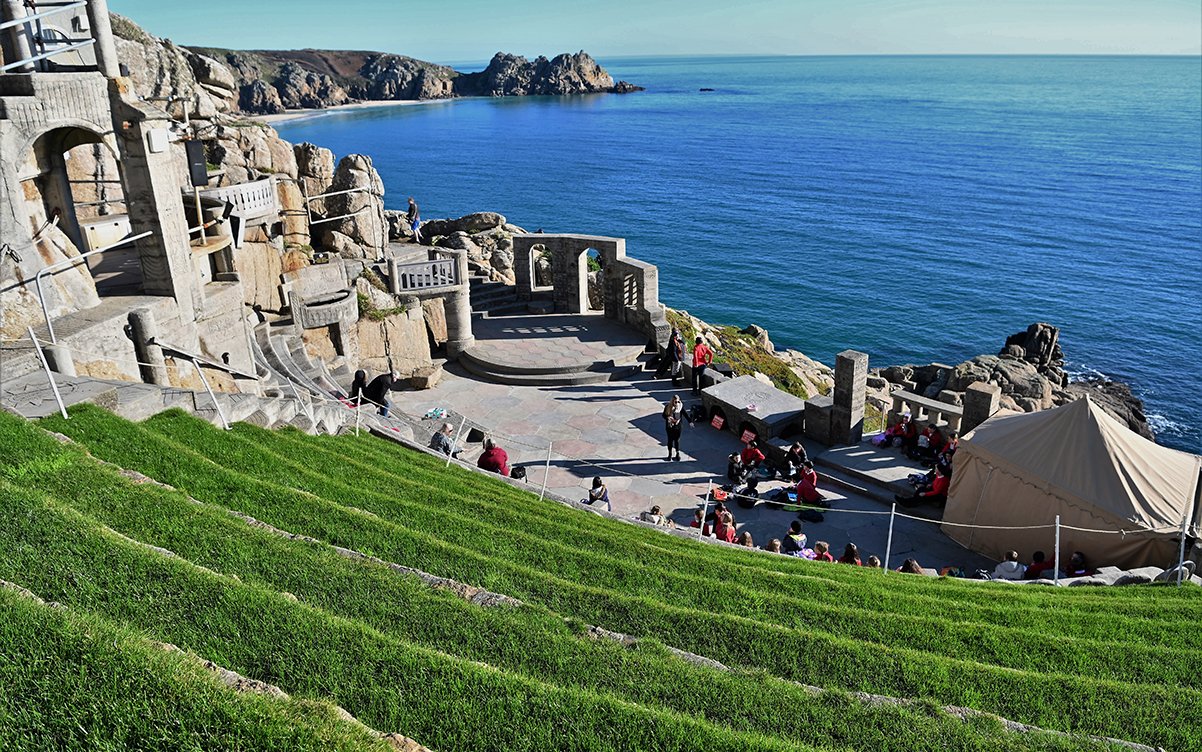 View from the middle of the back row, Lower Terraces