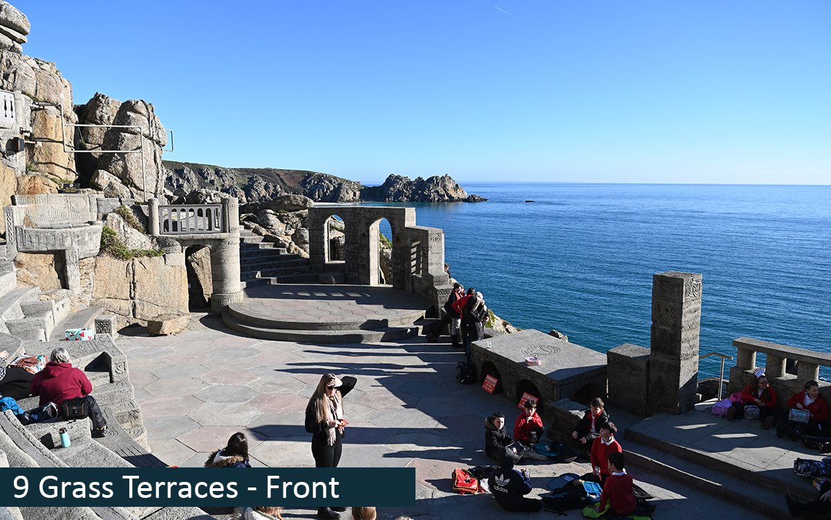 Middle of Front Terraces - concrete