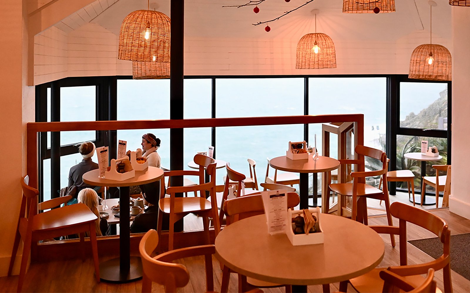 View of the Minack cafe interior