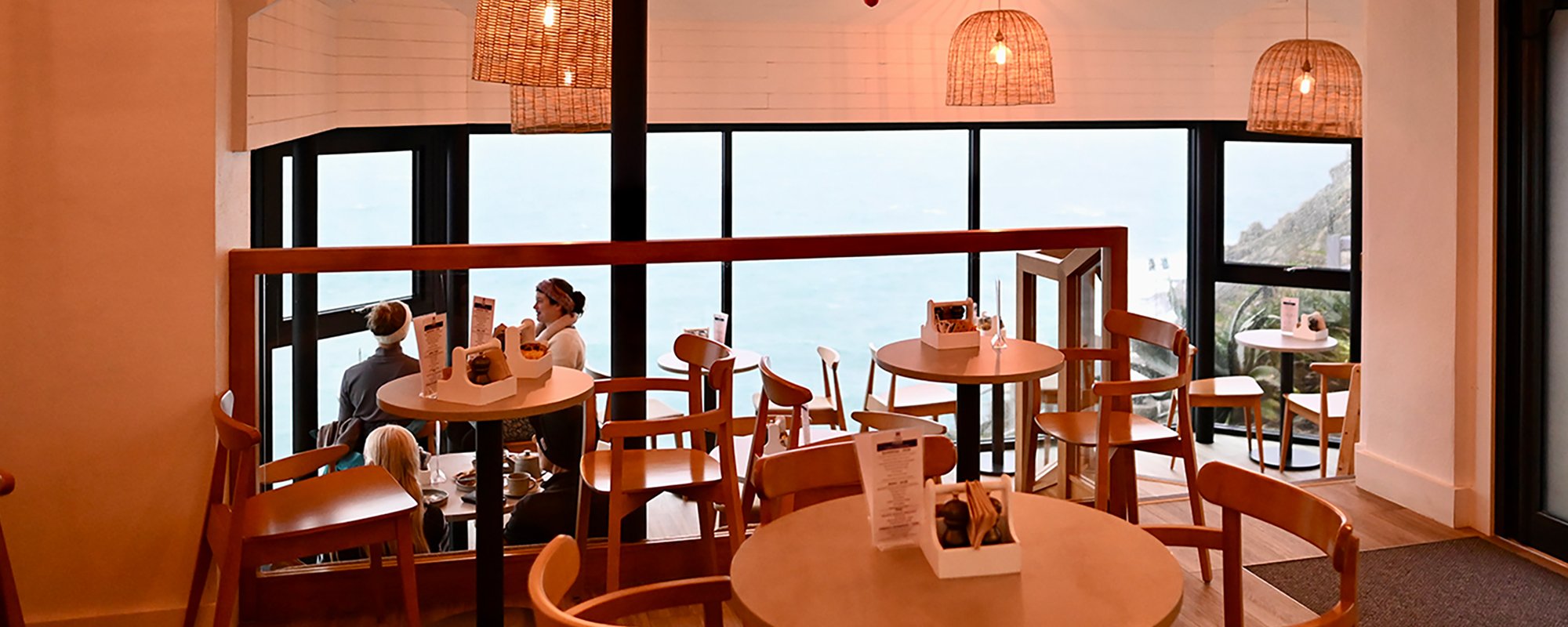 View of the Minack cafe interior