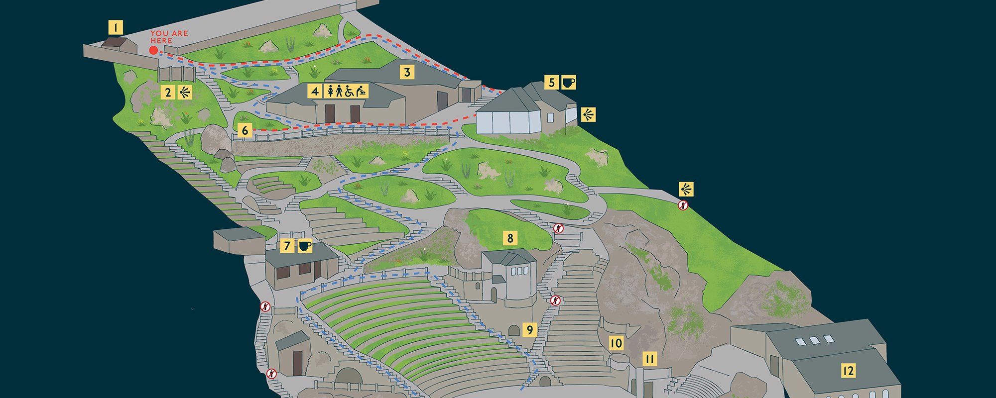 Minack Site Map - image only